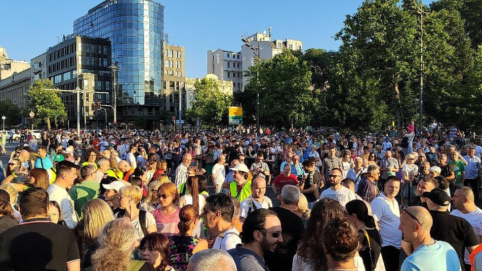 protest, Beograd, Srbija protiv nasilja