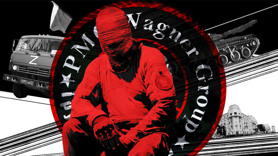 A drawing of a Wagner fighter