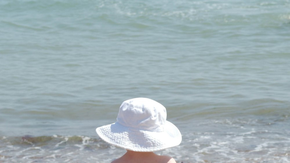 dete, plaža, sunčanje, bebe, beba