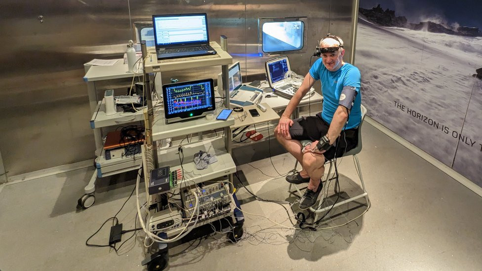 Džejms u komori za vremenske prilike