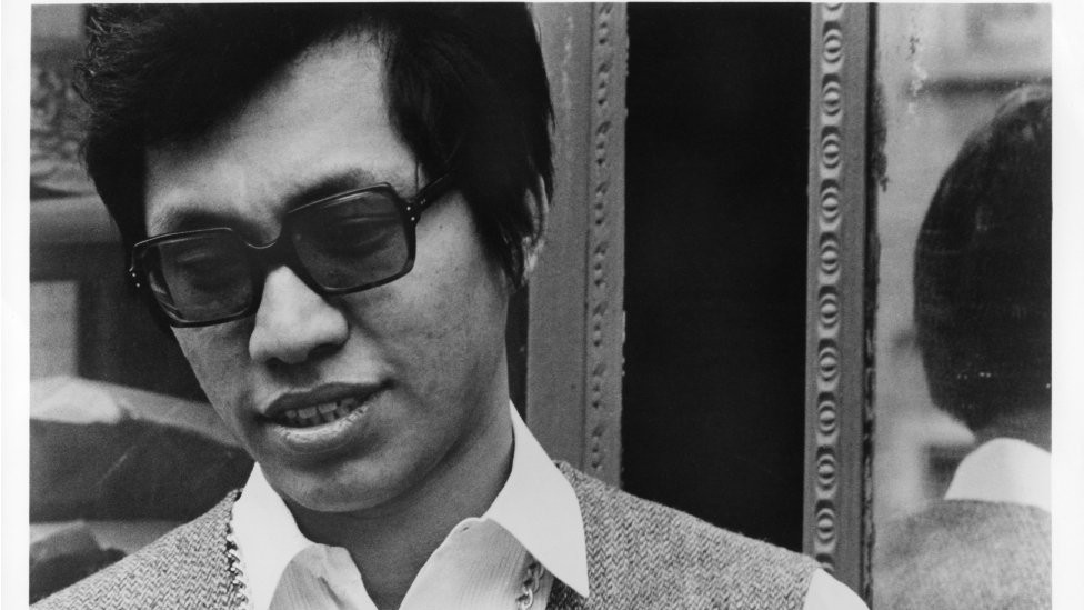 Mexican-American folk musician Rodriguez (Sixto Diaz Rodriguez) poses for a Sussex Records publicity still circa 1970