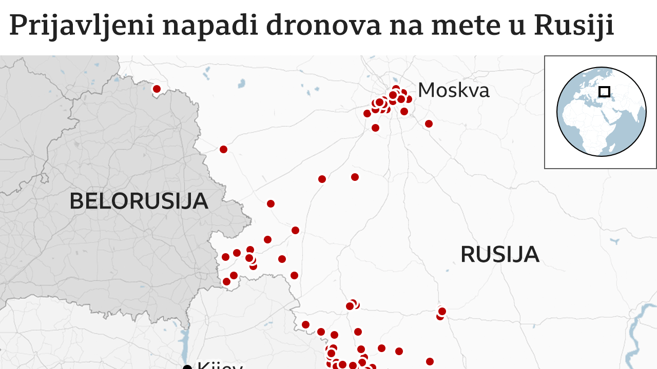 napadi dronova na Rusiju