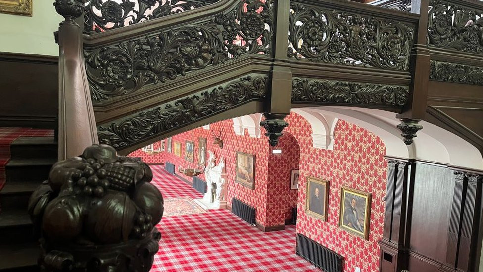 Inside Carbisdale Castle