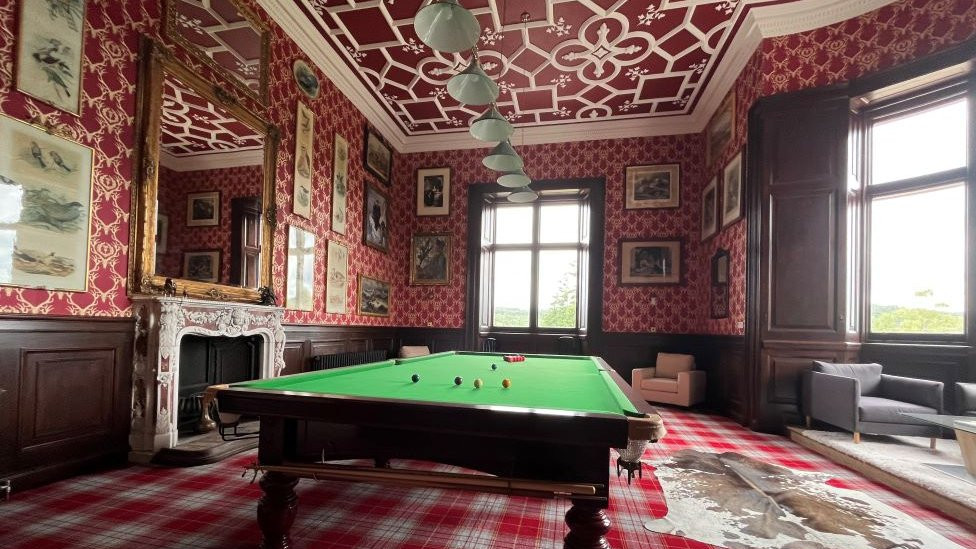 Inside Carbisdale Castle