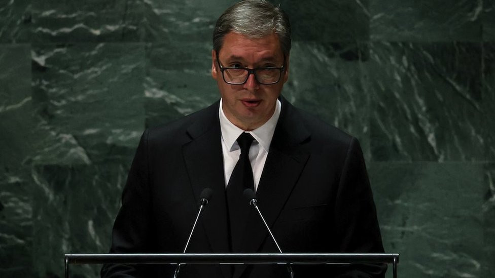 Predsednik Srbije Aleksandar Vučić na zasedanju Ujedinjenih nacija
