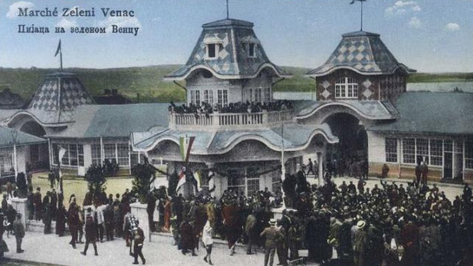 Arhivska fotografija pijace na Zelenom vencu