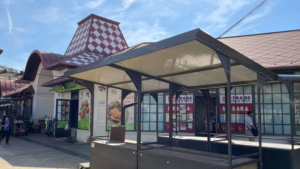 Tezga na pijaci Zeleni venac