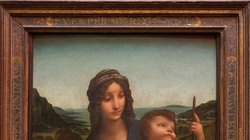 Bogorodica sa preslicom je danas izložena u Škotskoj nacionalnoj galeriji