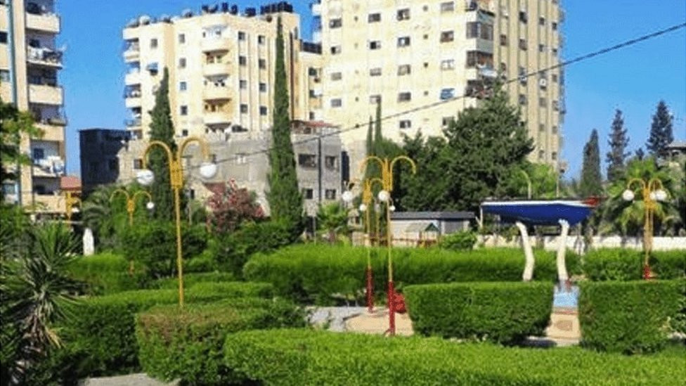 The Gaza neighbourhood of al-Zahra before the 7 October