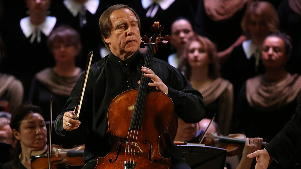 Sergei Roldugin attends the Moscow Easter Festival at Moscow Chaikovsky Conservatory on May 16, 2016 in Moscow, Russia