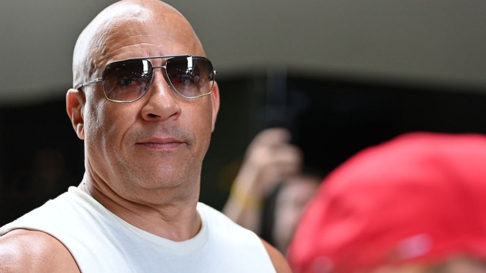 Vin Diesel on the red carpet