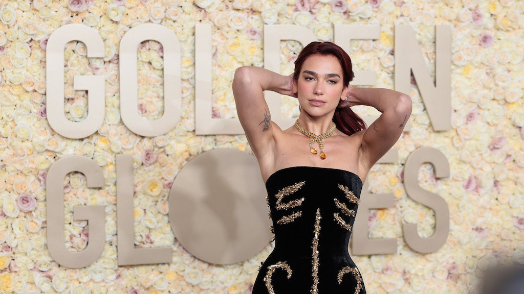 Dua Lipa at the Golden Globes