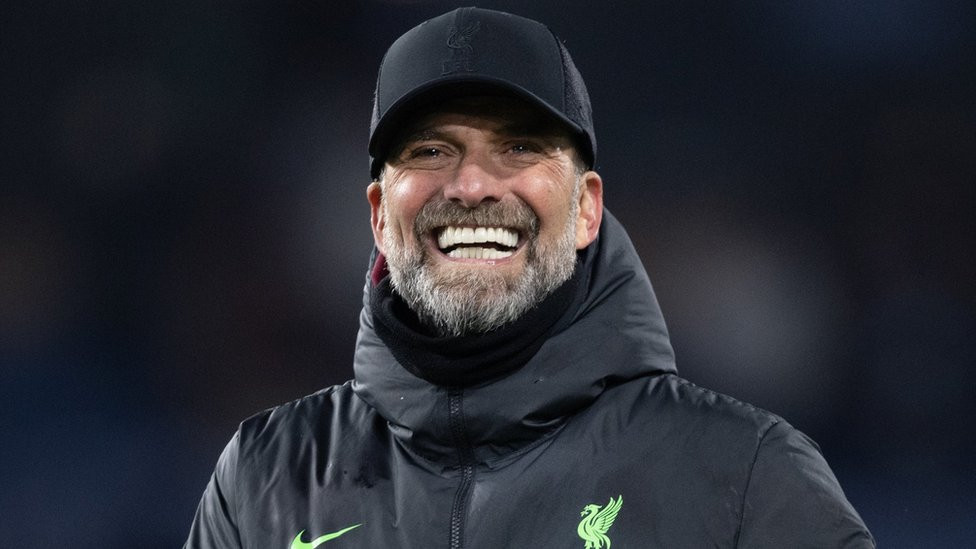 Jurgen Klopp smiles