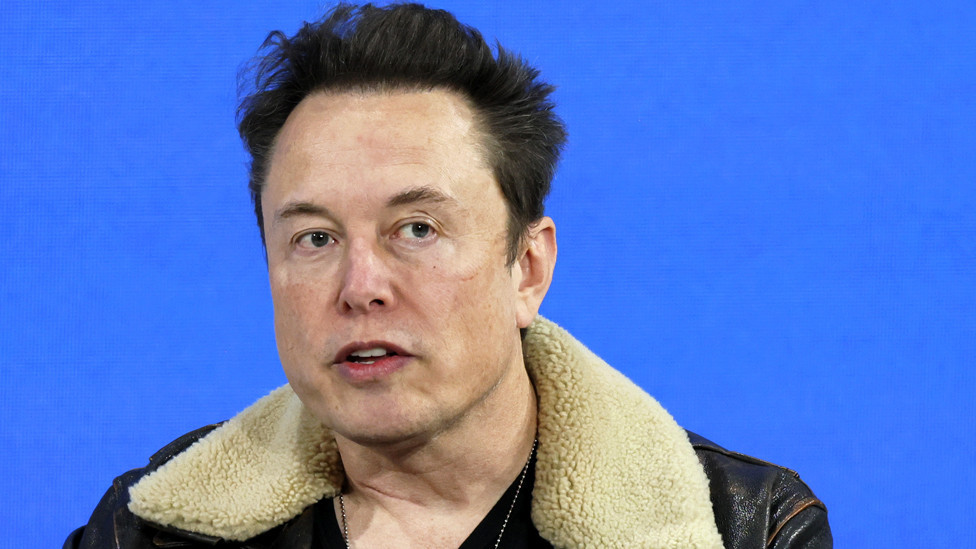 CEO of Tesla, Chief Engineer of SpaceX and CTO of X Elon Musk speaks during the New York Times annual DealBook summit on 29 November 2023 in New York City, US