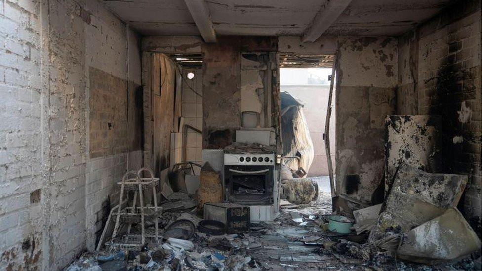 An affected home in Villa Independencia, in Villa del Mar.