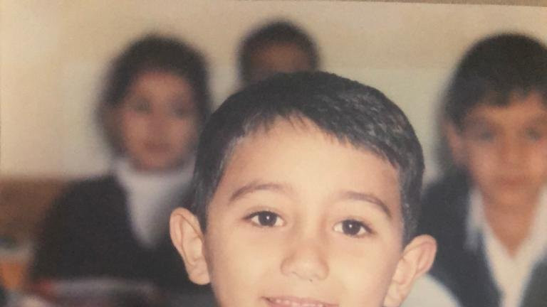 Ahmet Can as a child