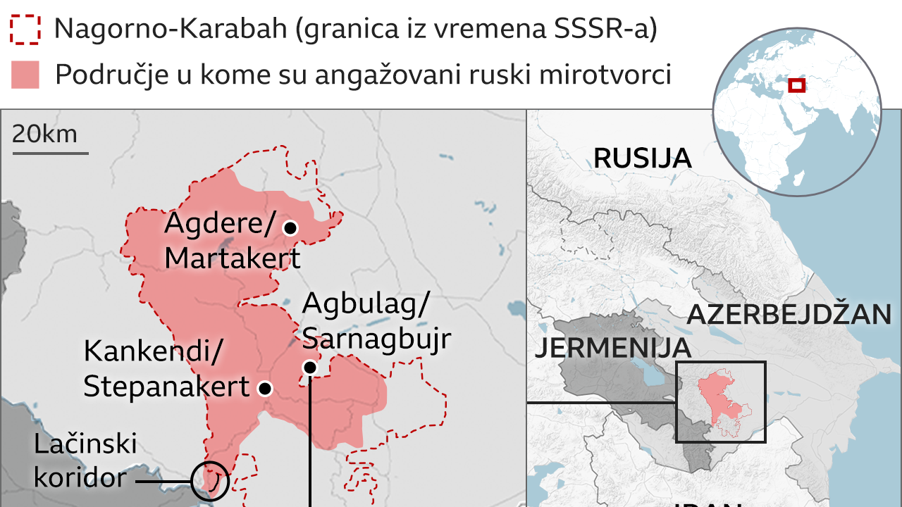 Nagorno-Karabah, Jermenija, Azerbejdžan