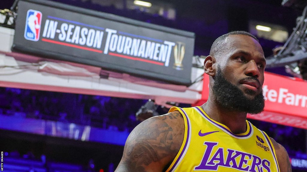 LeBron James at the NBA's In-season tournament