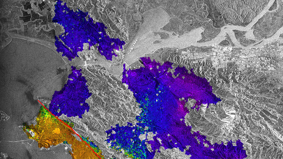 Radar interferogram