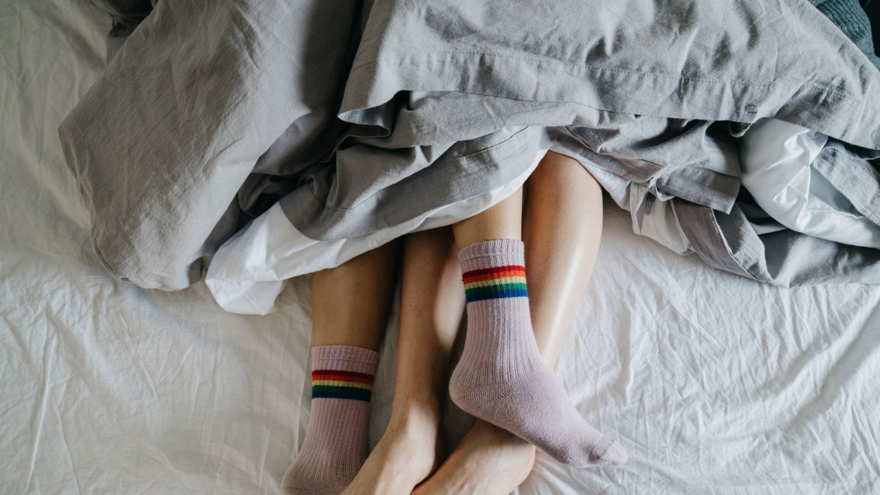 Couple in bed