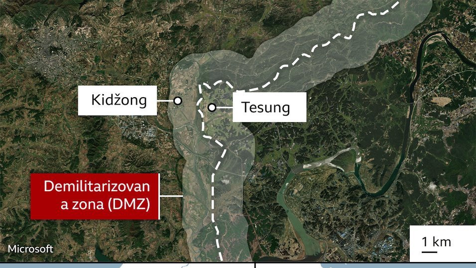 mapa demilitariѕovane zone