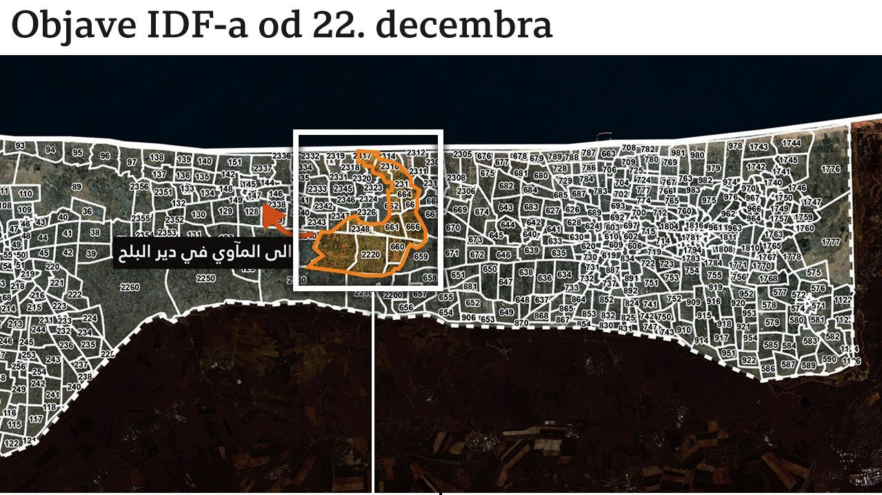 Objava IDF-a od 22. decembra