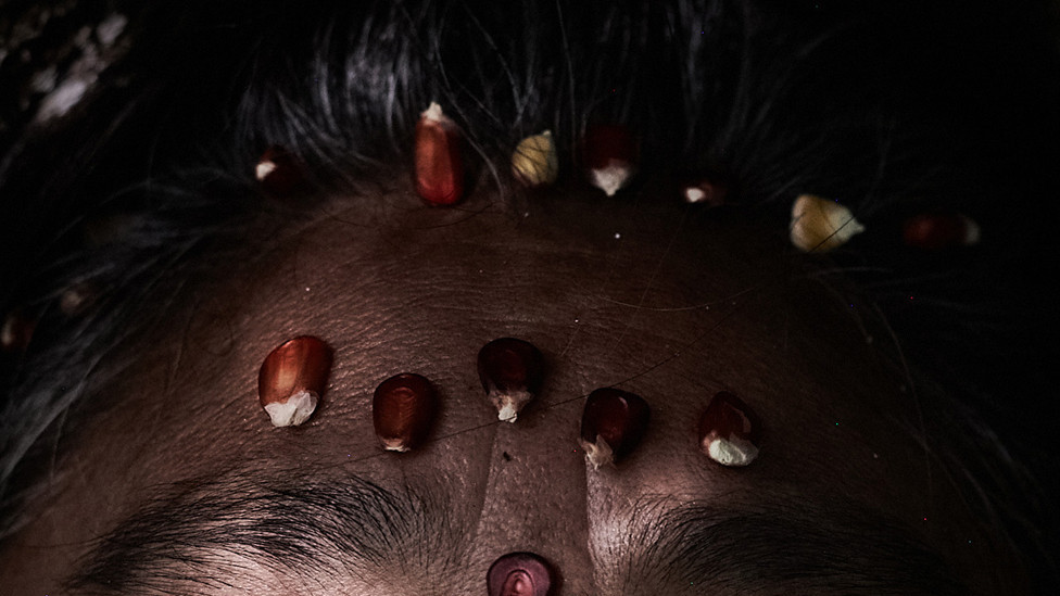 Artistic portrait of a beekeeper from Hopelchén, Campeche in southeast Mexico