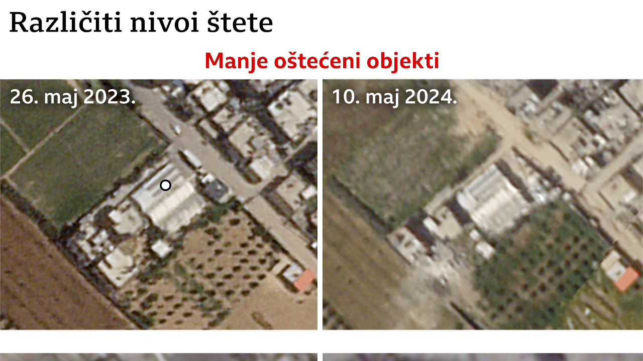 oštećeni objekti