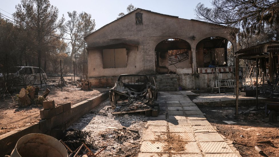 grčka, požari u grčkoj, šumski požari, požar kod atine