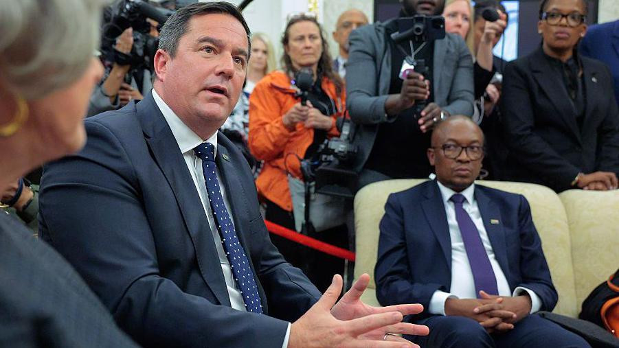 južna afrika, sad, tramp, ramafosa, Ministar poljoprivrede JAR Džon Stenhujsen u Beloj kući