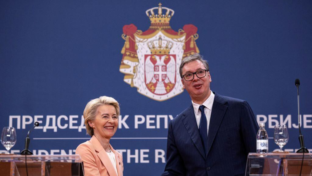 Ursula fon der Lajen i Aleksandar Vučić