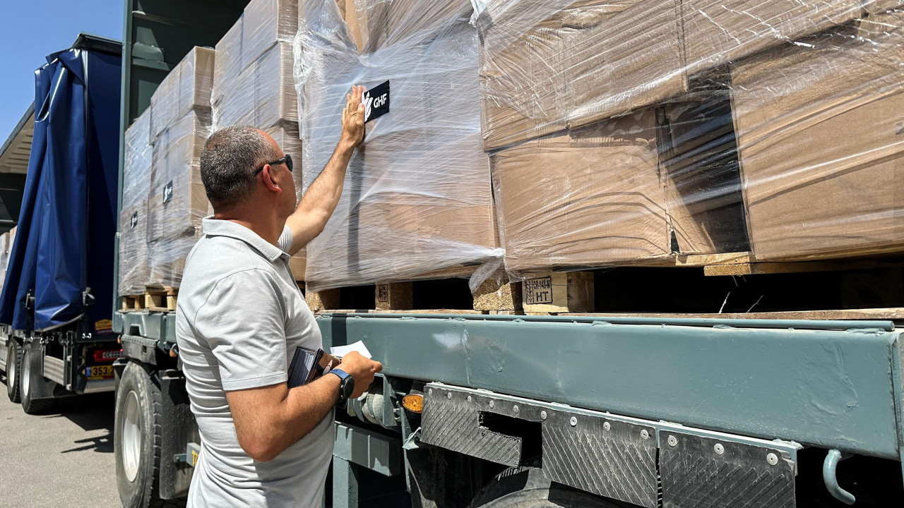 kamioni sa humanitarnom pomoći, humanitarna pomoć za Gazu, glad u gazi