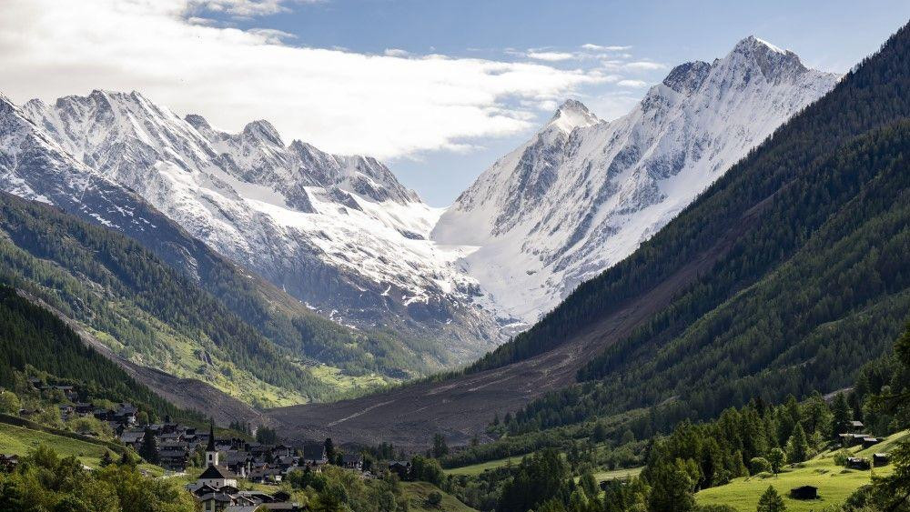 blaten, švajcarska, glečer u švajcarskoj