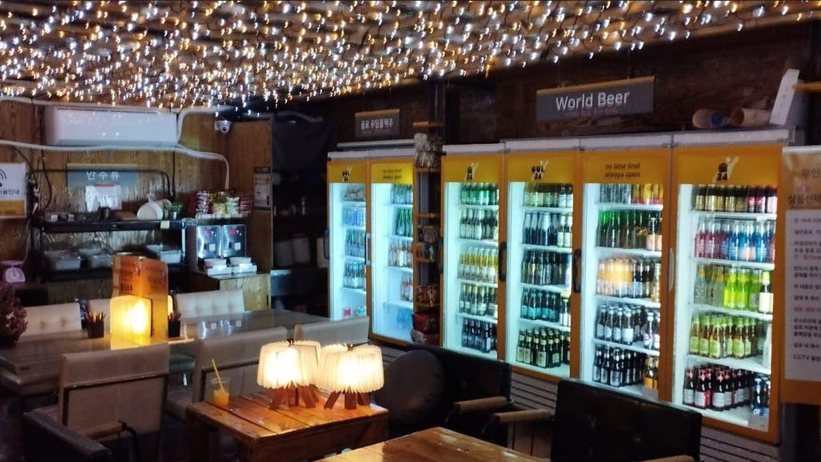 An unmanned bar in Seoul, South Korea