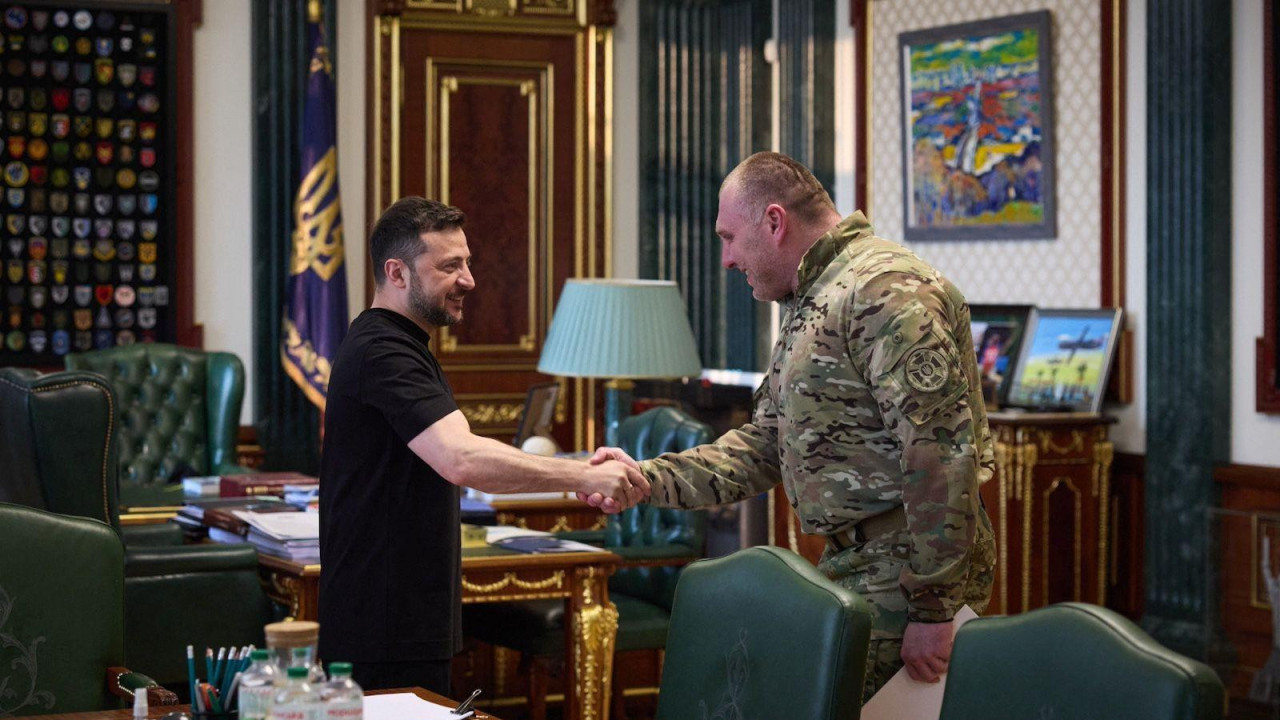 Zelenski i šef vojne obaveštajne službe Ukrajine 