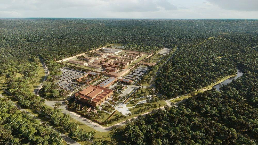 Arhitektonska fotografija budućeg zatvora u Sen Loran di Maroniju, Francuska Gvajana