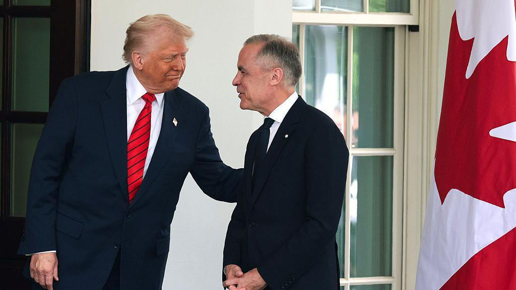Američki predsednik Donald Tramp i kanadski premijer Mark Karni u maju 2025.