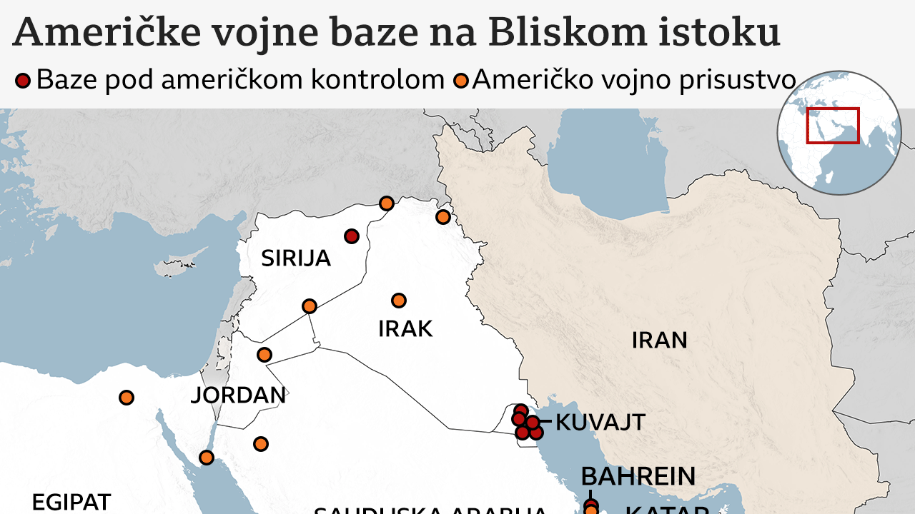 američke vojne baze na Bliskom istoku