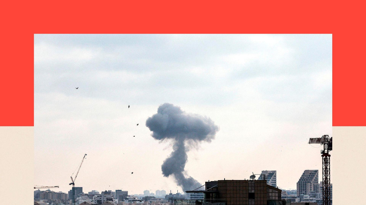 Dim iznad Tel Aviva nakon udara iranskih raketa 22. juna