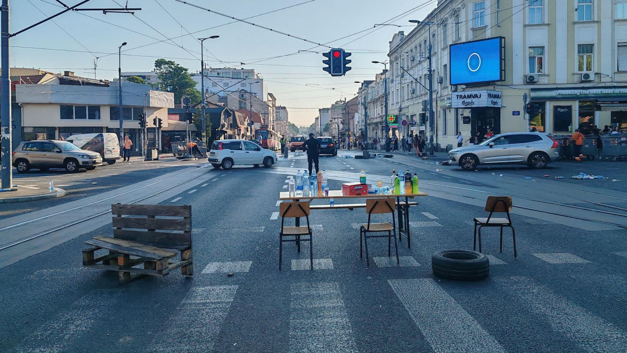 Blokada ulica u Beogradu