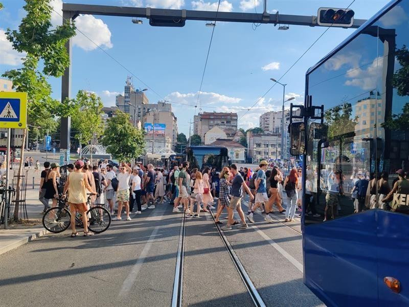 slavija blokada 30. jun 2025.