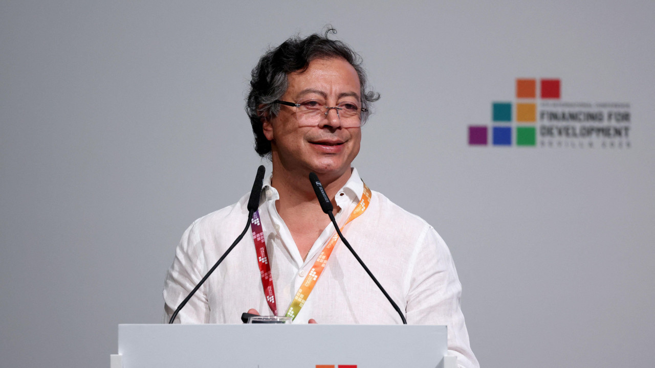 Kolumbijski predsednik Gustavo Petro