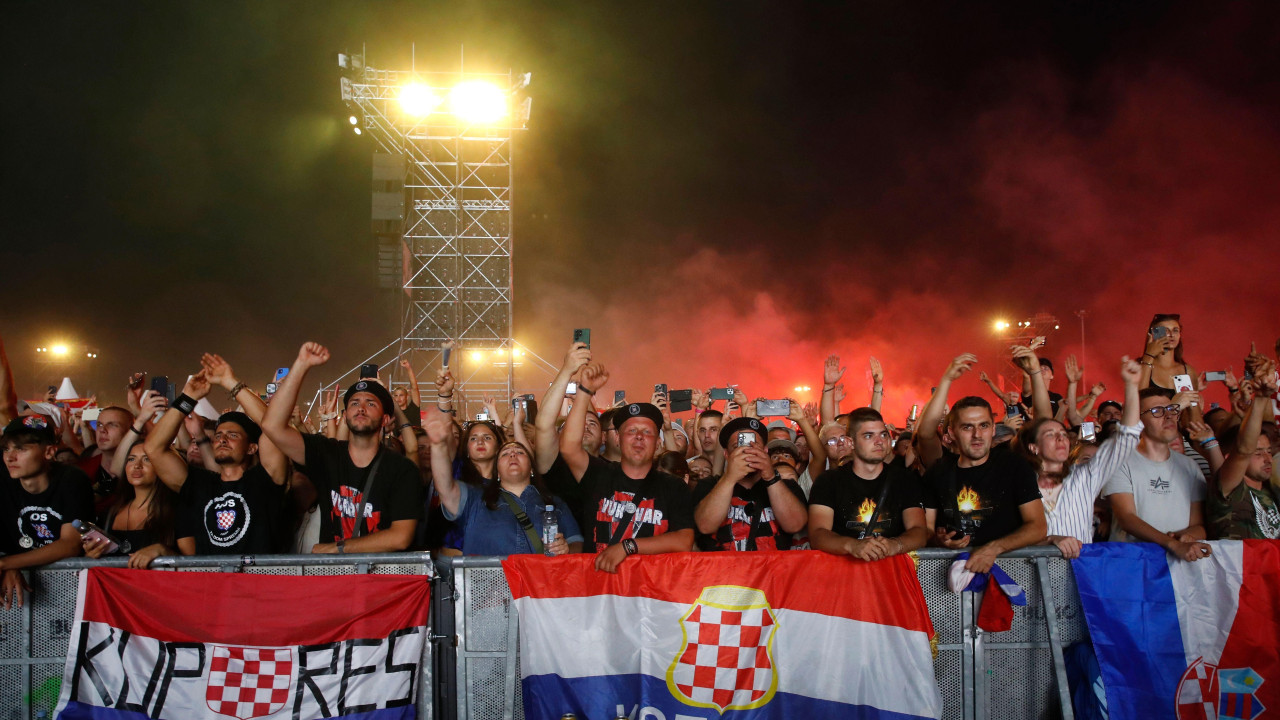 Publika na koncertu Marka Perkovića Tompsona 