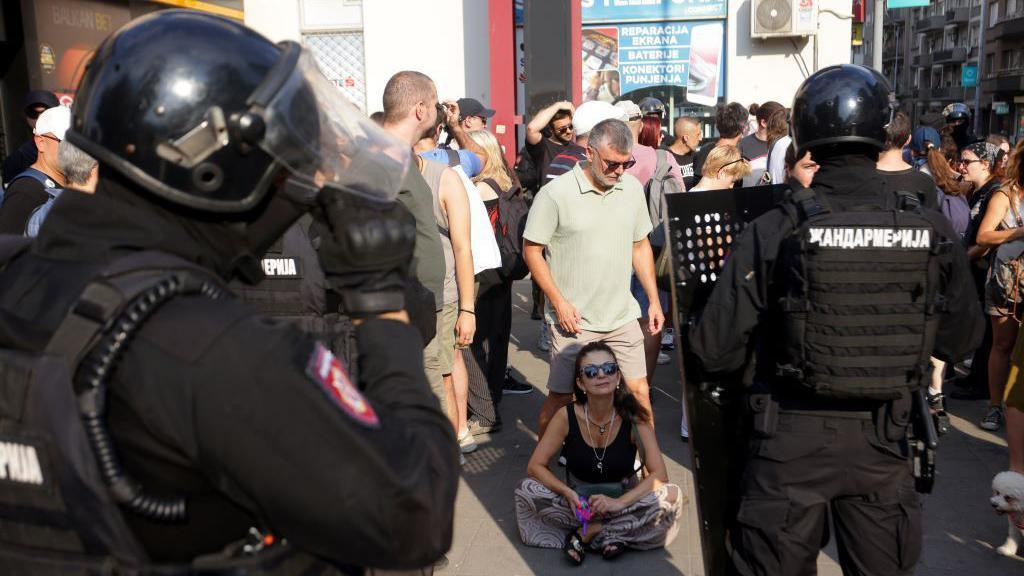 protest na Zelenom vencu