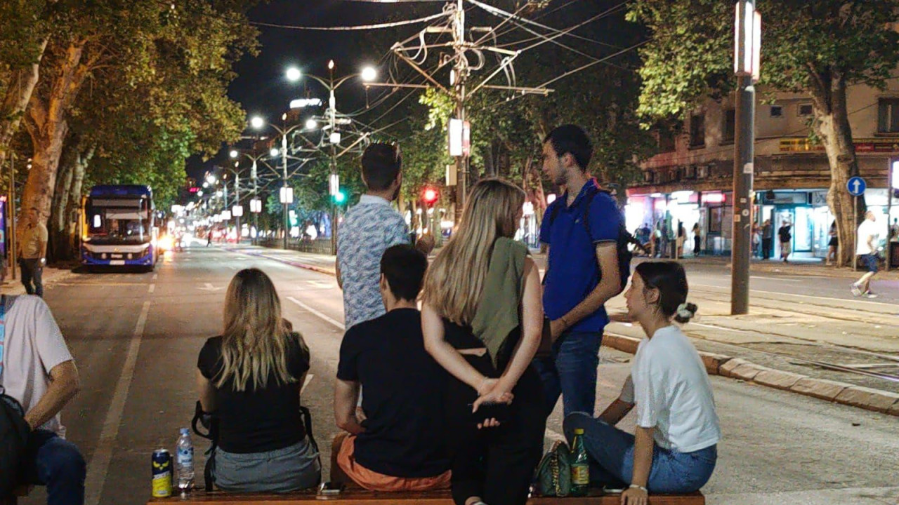 Blokada ispred Pravnog fakulteta