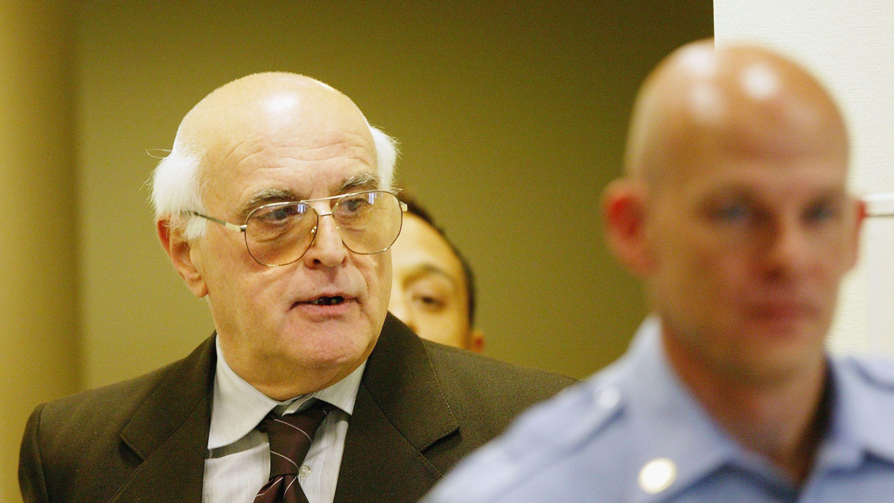 Ljubiša Beara u sudnici 2004.