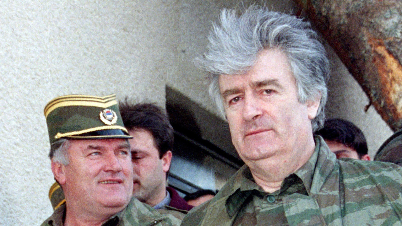 Ratko Mladić i Radovan Karadžić u Banjaluci 1995.