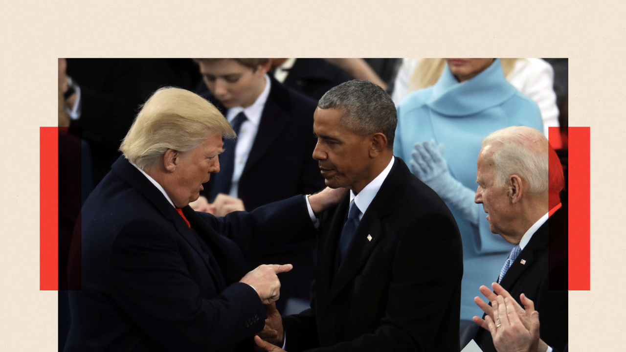 Tramp i Obama
