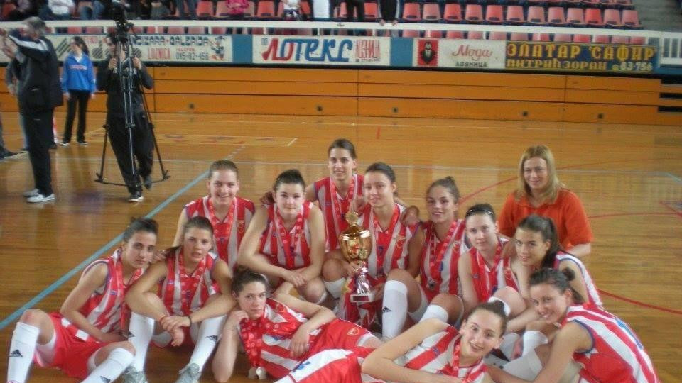 Jelena Todorović tokom igračkih dana u Crvenoj zvezdi