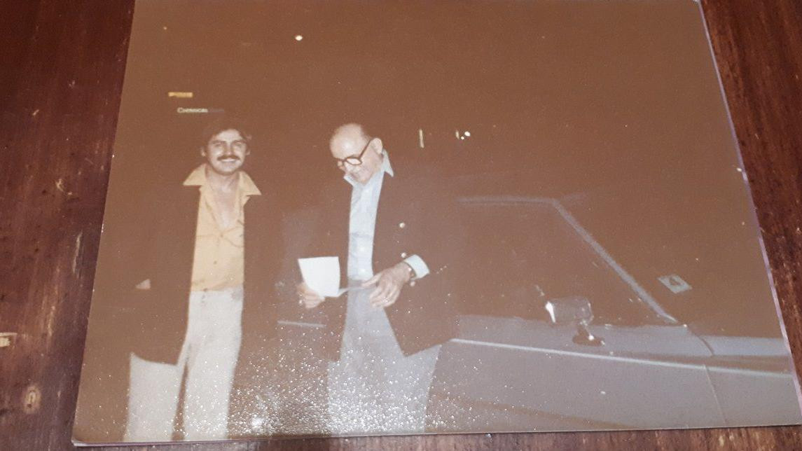 Tihomir Pop Asanović (levo) i Milton Malden (desno) u Njujorku